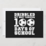 Dribbled My Way Through 100 Days School Soccer Invitation