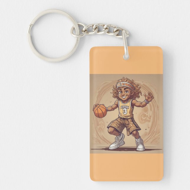 DribblePro Charm Keychain (Front)