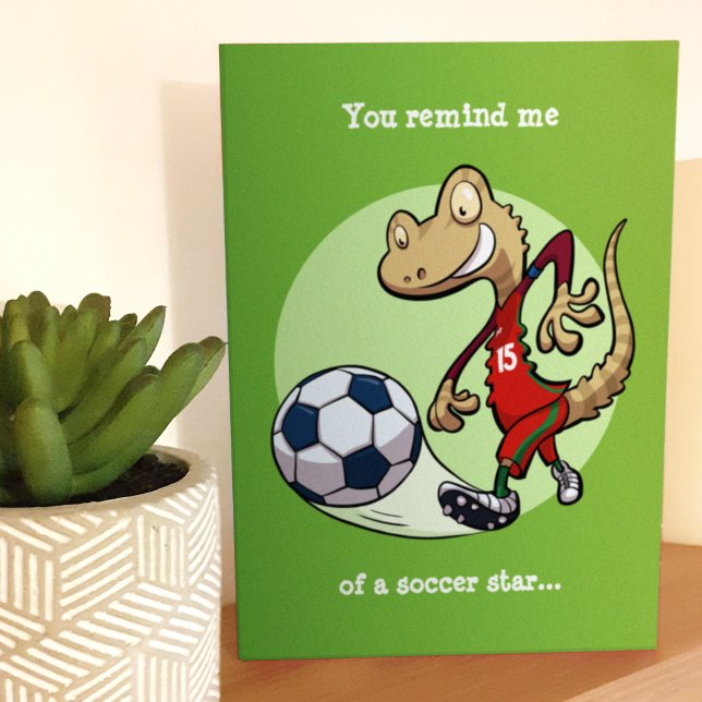 Dribbling Soccer Star Gecko Football Cartoon (Creator Uploaded)