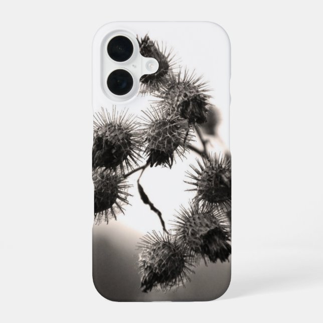 Dried burdock iphone case (Back)