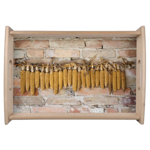 Dried Corn Cobs Serving Tray