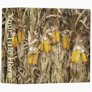 Dried Corn Stalk Decorations 3 Ring Binder