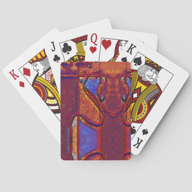 Dried Earth Poker Cards (Back)