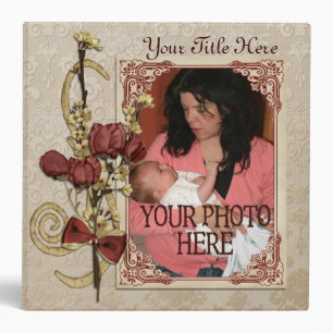 Dried Flowers Photo Book Binder