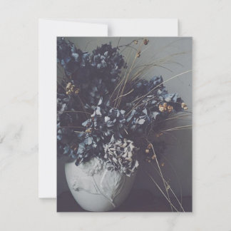 Dried hortensien blooms, delicate beauty.