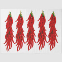 Dried Hot Chili Peppers Kitchen Decoupage