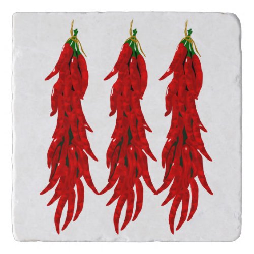 Dried Hot Chili Peppers Trivet