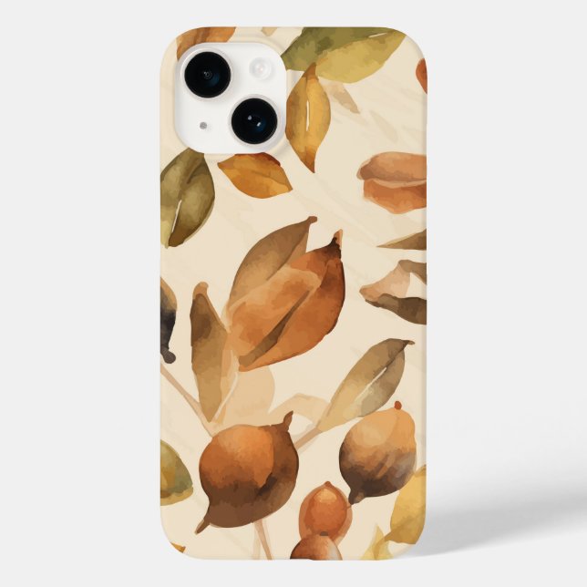Dried Leaves Iphone Case (Back)
