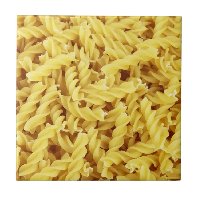 Dried Pasta (Italian Food) Ceramic Tile (Front)