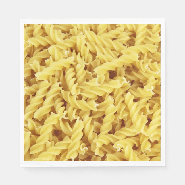 Dried Pasta (Italian Food) Napkins (Front)