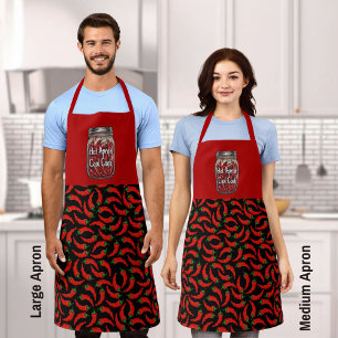 Dried Peppers Jar Apron