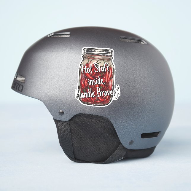 Dried Peppers Jar Sticker (Helmet Side)