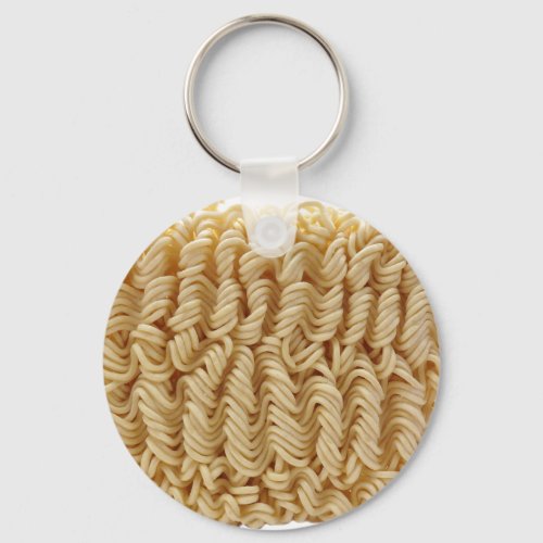 Dried ramen noodles keychain