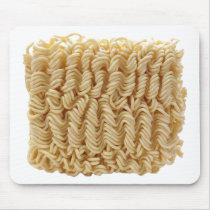 Dried ramen noodles mouse pad