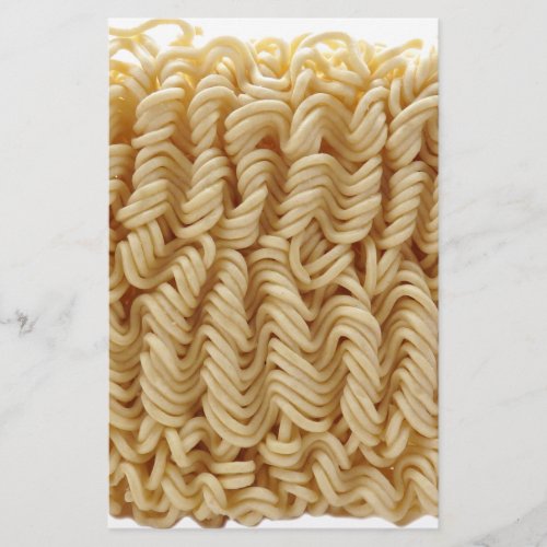 Dried ramen noodles stationery