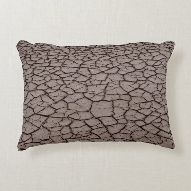 Dried soil accent pillow (Front)
