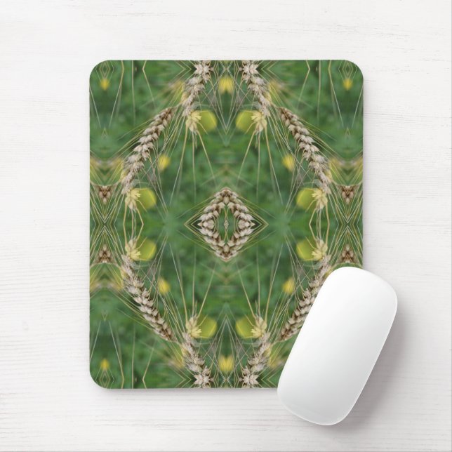 Dried Summer Grass Abstract   Mouse Pad (With Mouse)