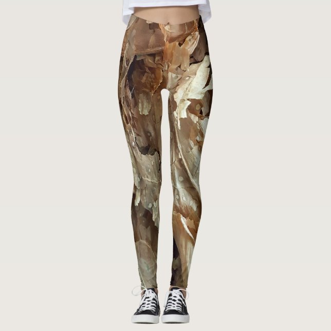 Dried tobacco leaves leggings (Front)