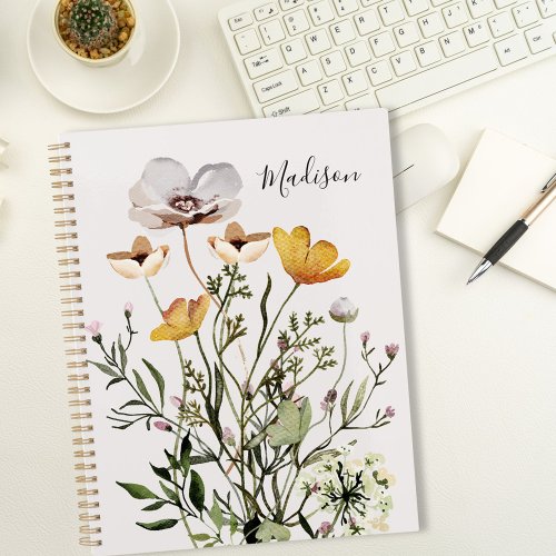 Dried Wildflower Bouquet Appointment Book 2024  Planner