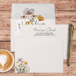 Dried Wildflower Bouquet Calligraphy Envelope<br><div class="desc">Seal your letters with nature's charm using our Dried Wildflower Bouquet Script Envelope. Elevate your correspondence with elegance.</div>