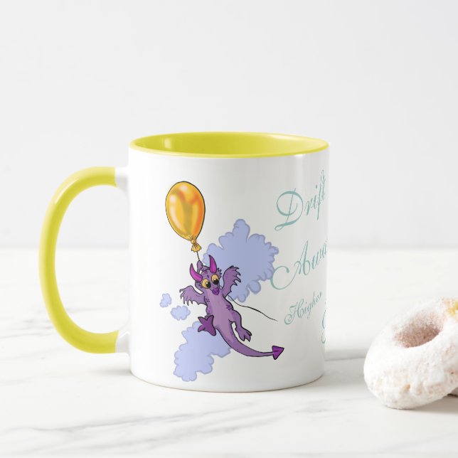 Drift Away Balloon Dragon Mug (With Donut)