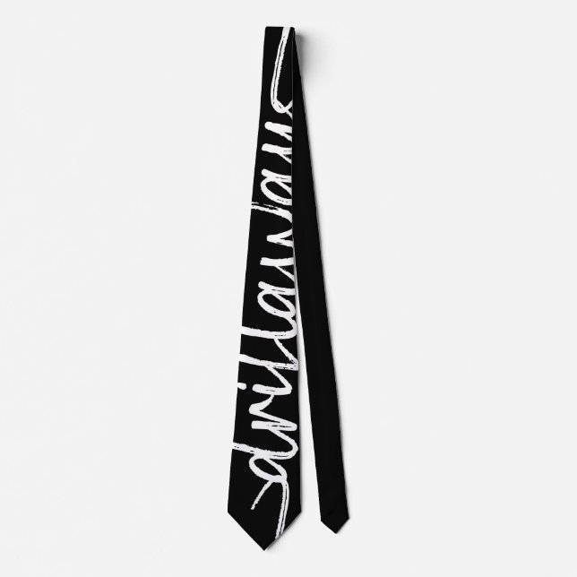 DRIFT AWAY lettering | Neck Tie (Front)