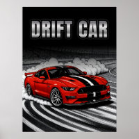 Drift Car Red Muscle
