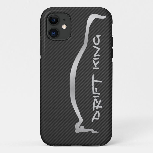 "Drift King" Evolution X Gray Silhouette Case-Mate iPhone Case (Back)