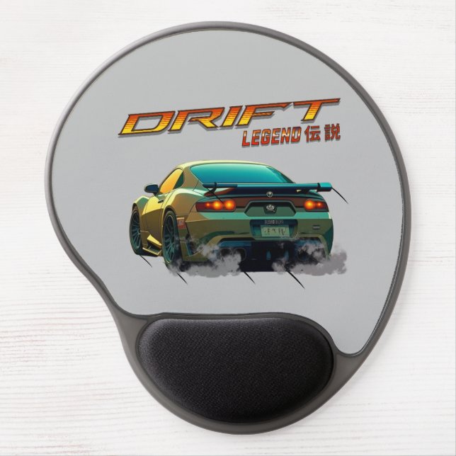 DRIFT LEGEND SUPRA MK4 - ANIME STYLE GEL MOUSE PAD (Front)