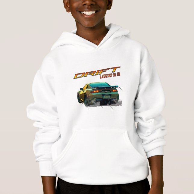 DRIFT LEGEND SUPRA MK4 - ANIME STYLE HOODIE (Front)