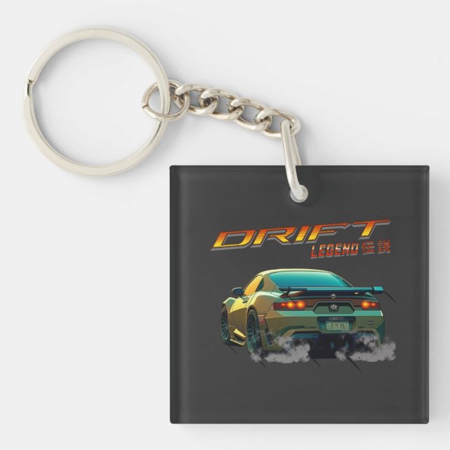 DRIFT LEGEND SUPRA MK4 - ANIME STYLE KEYCHAIN (Front)