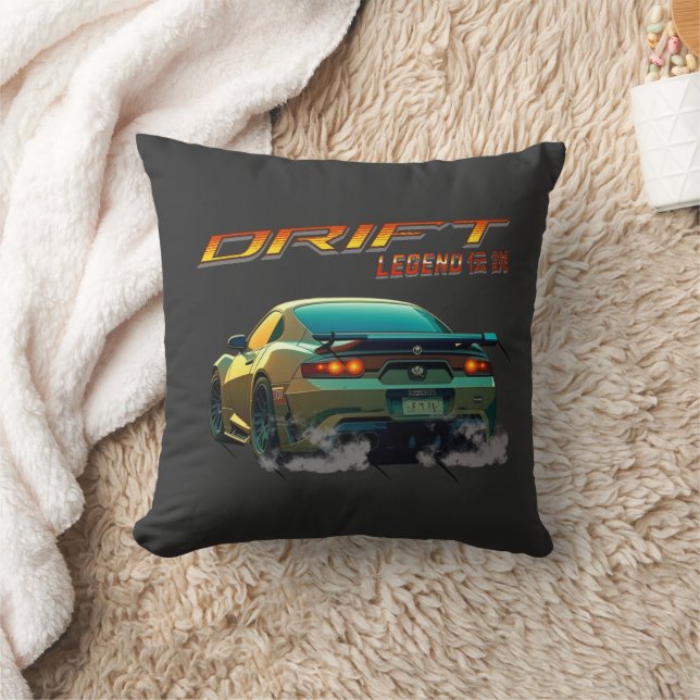 DRIFT LEGEND SUPRA MK4 - ANIME STYLE THROW PILLOW (Blanket)