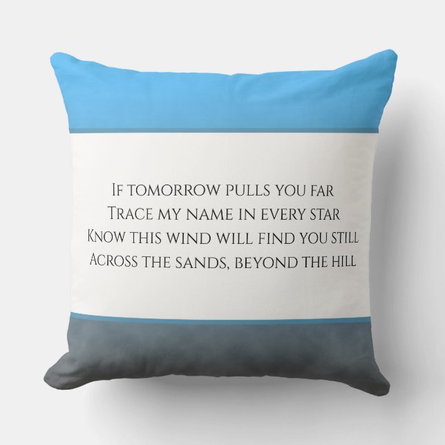 Drift Over Dunes Throw Pillow (Front)