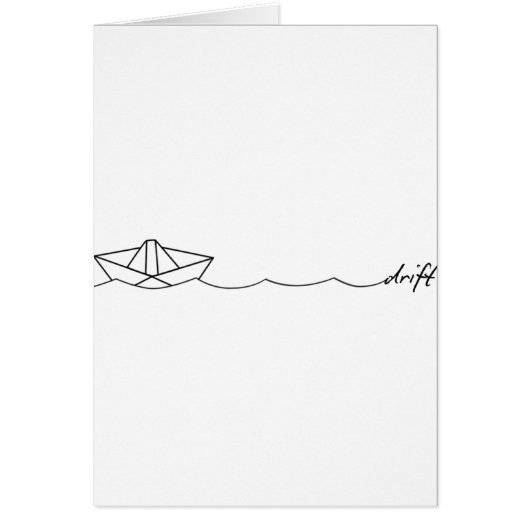 Drift Paper Boat Cards (Front)