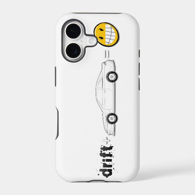 Drift Silvia S14 is fun Iphone Case (Back)