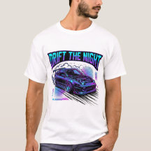 Drift The Night JDM Car T-Shirt | Neon Street