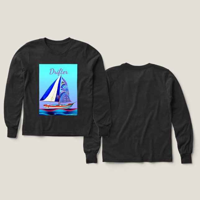 DRIFTER Tri-Blend SHIRTS (Design Front & Back)