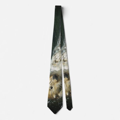 Drifting Away _ Sea Otter Neck Tie