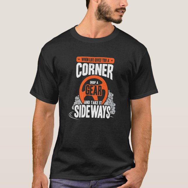 Drifting Competition For A Drift Race Car Driver T-Shirt (Front)