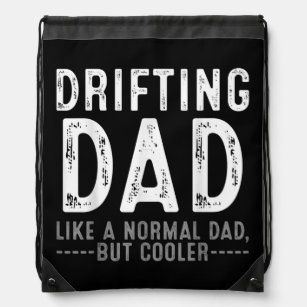 Drifting Dad Drift Race Drifting  Drawstring Bag