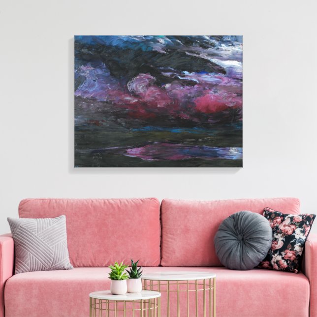 Drifting Heavy-Weather Clouds | Emil Nolde | Canvas Print (Insitu(LivingRoom))