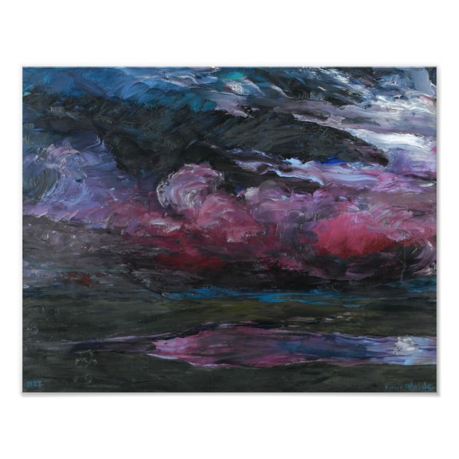 Drifting Heavy-Weather Clouds | Emil Nolde | Photo Print (Front)