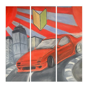 Drifting in the Sky Triptych