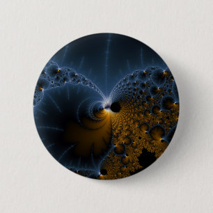 Drifting Jellies - Fractal Art Button