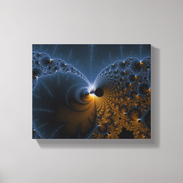 Drifting Jellies - Fractal Art Canvas Print (Front)
