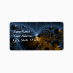 Drifting Jellies - Fractal Art Label