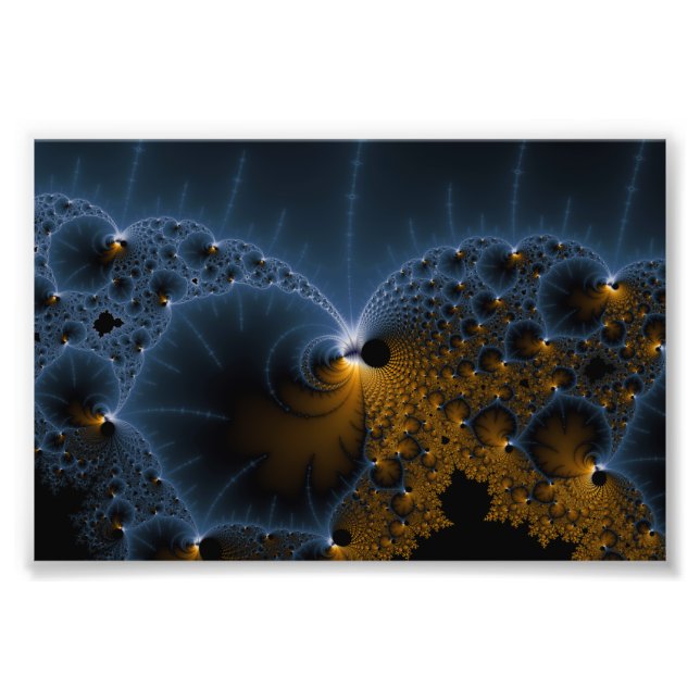 Drifting Jellies - Fractal Art Photo Print (Front)