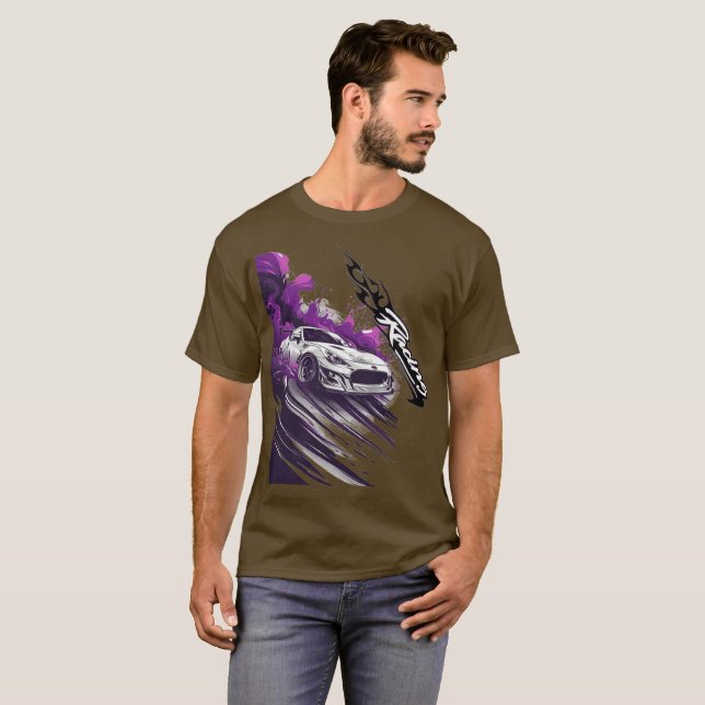 drifting mens tshirts gtr car tuning (Front Full)