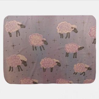 drifting sheep baby blanket