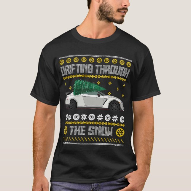 drifting through the snow 2 T-Shirt (Front)